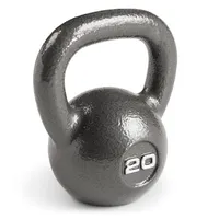 MARCY Single 20lb Cast-Iron Kettlebell MARCY Single 20lb Cast-Iron Kettlebell
